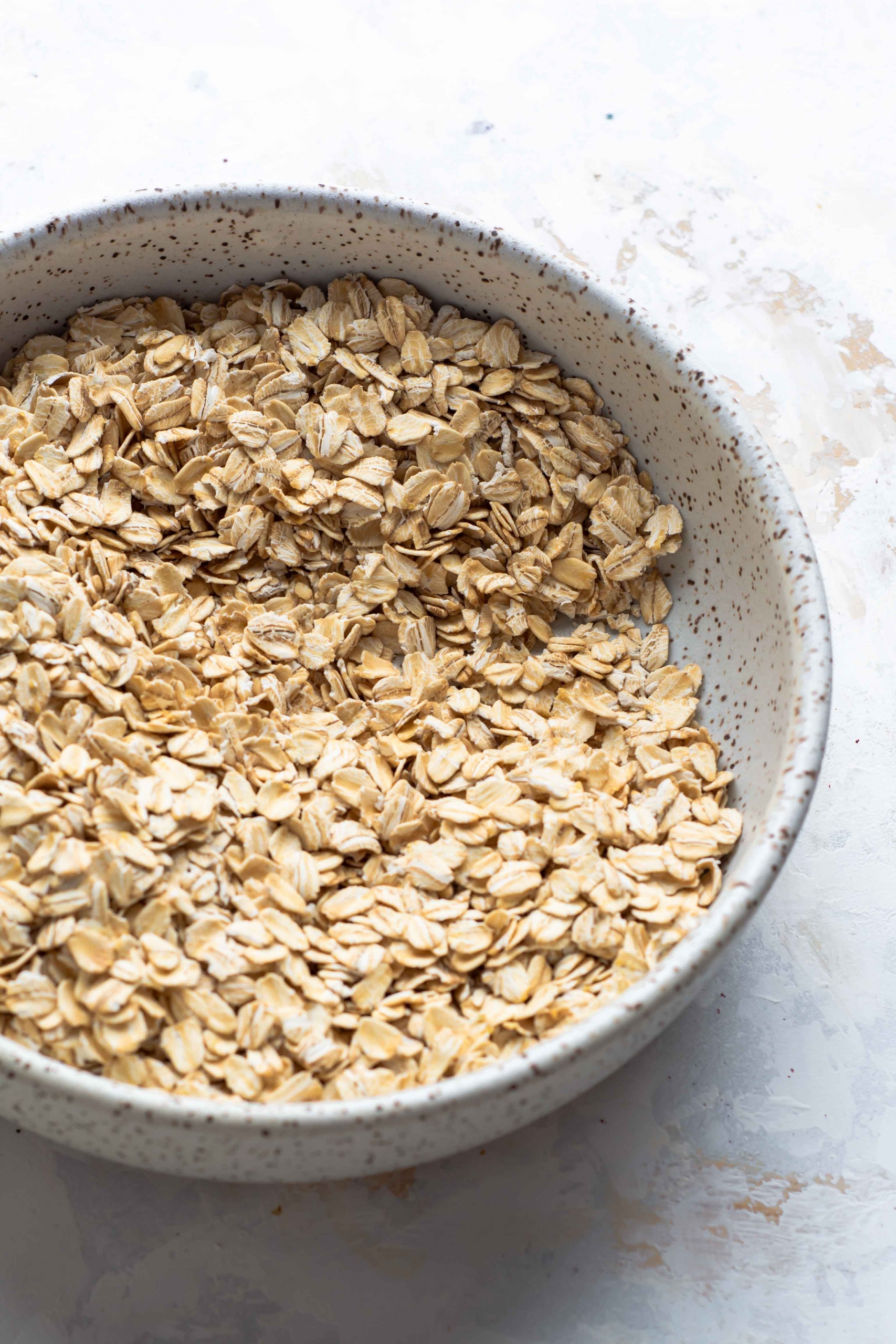 Oats in a bowl
