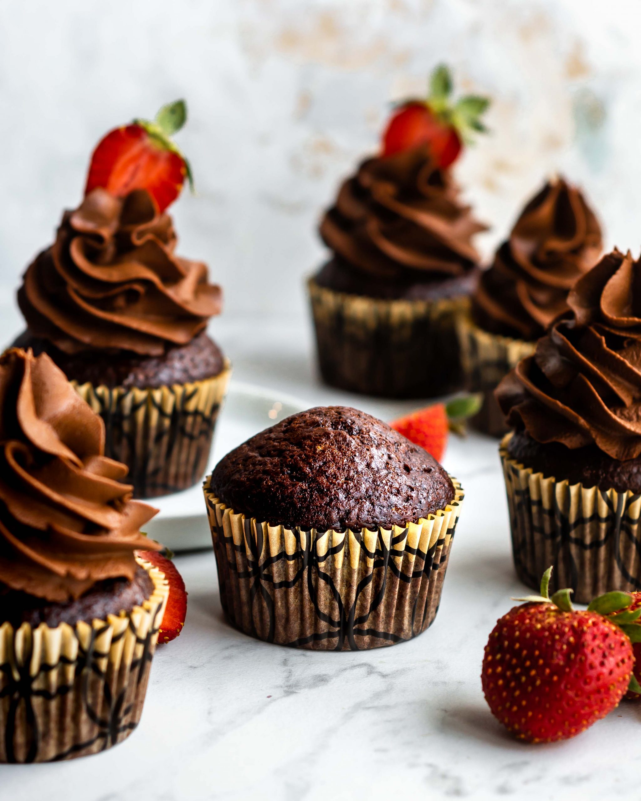 vegan chocolate cupcake
