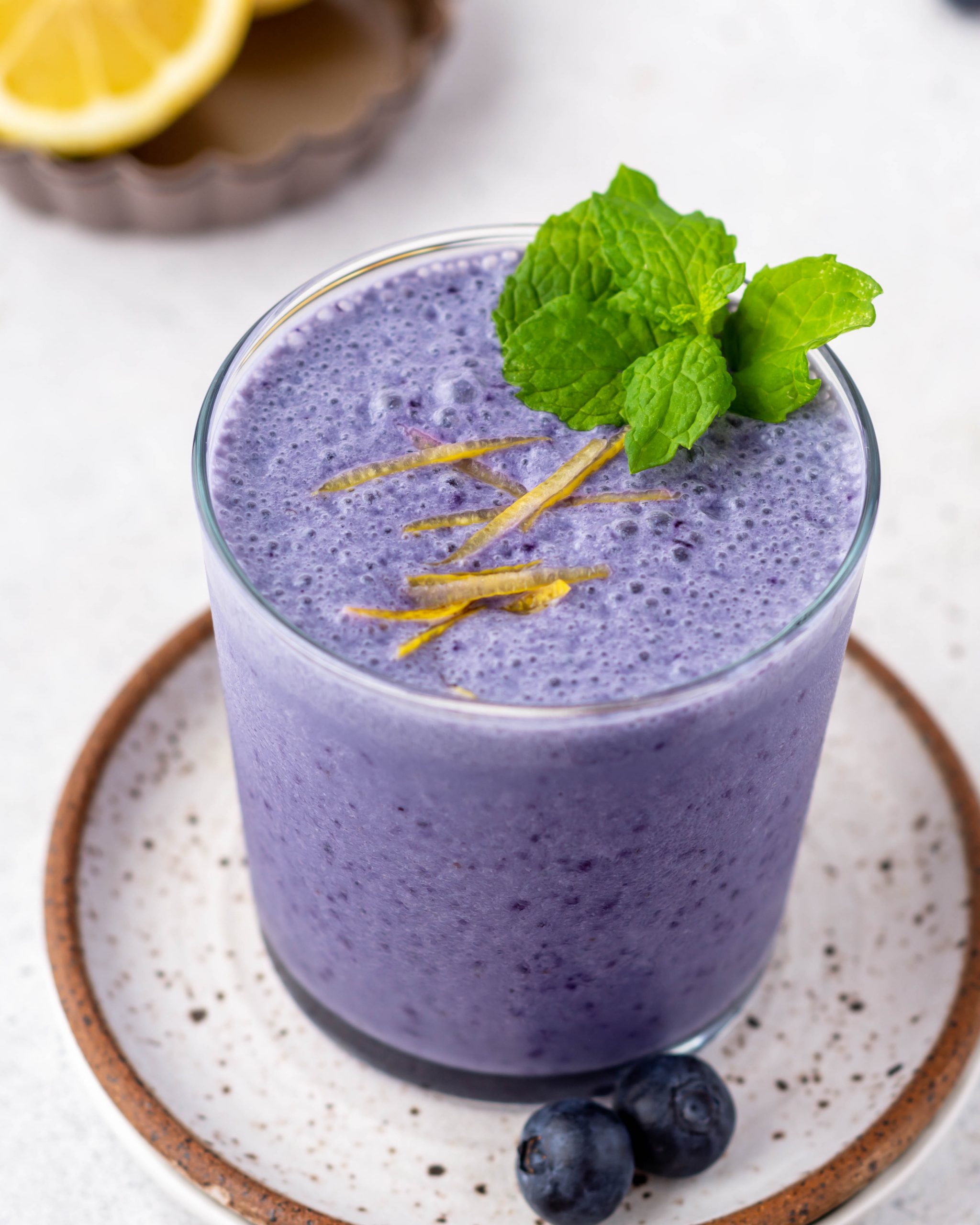 wild blueberry breakfast smoothie