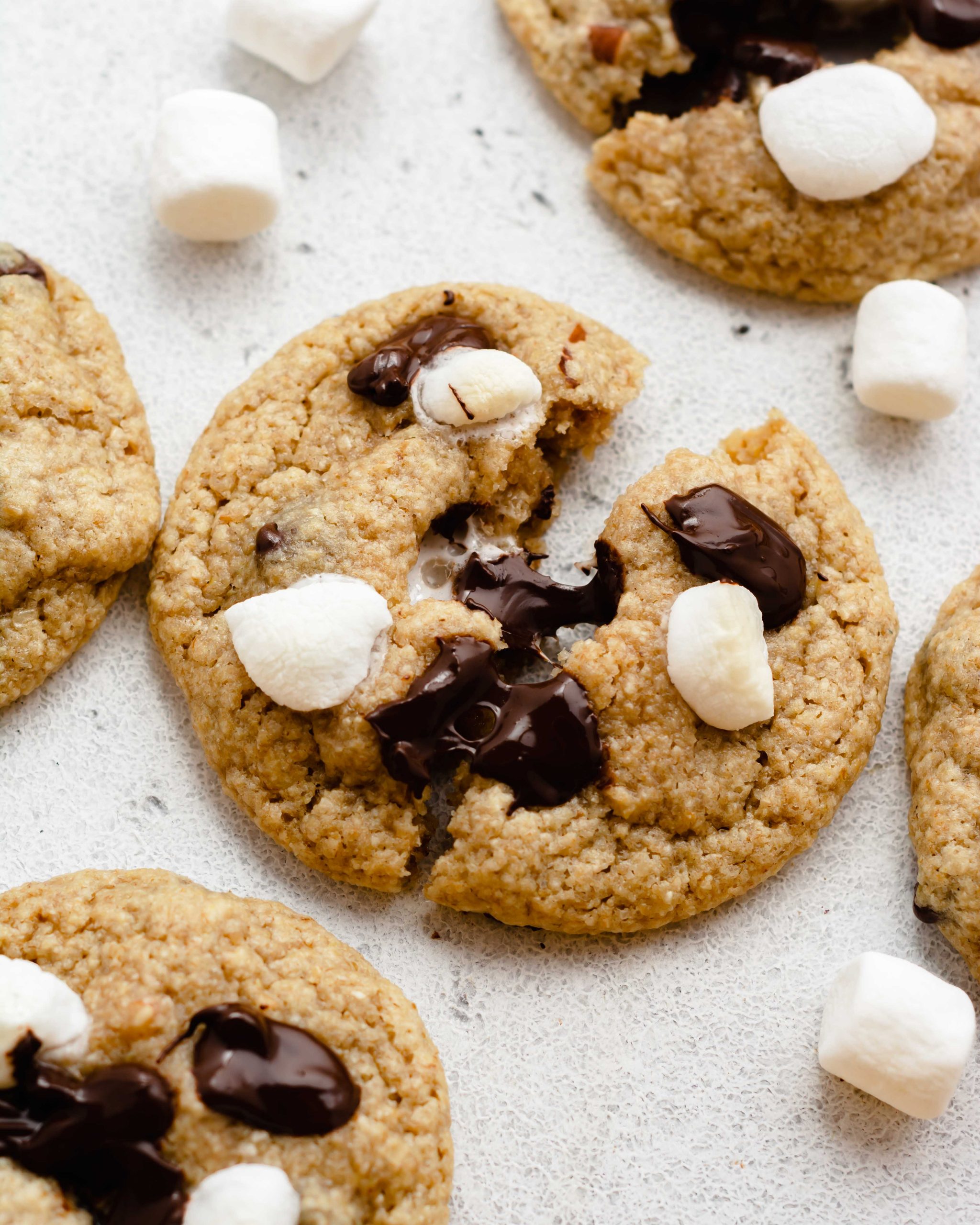 vegan and gluten-free s'mores cookies